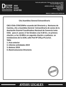 Cita Asamblea General Extraordinaria CNCJ-Chile item-thumbnail