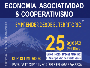Este 25 de Agosto se Realizará la Charla “Emprender Desde el Territorio” Este 25 de Agosto se Realizará la Charla “Emprender Desde el Territorio”